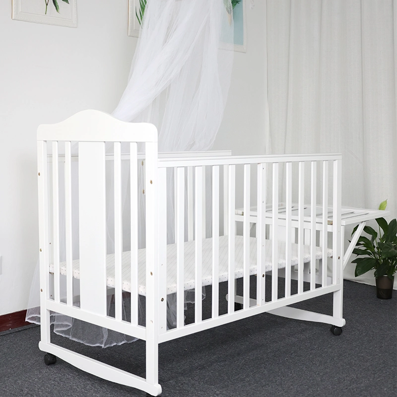 Bedroom Sets Playpen Crib for Baby Wooden Luxury Various Colors Available Baby Bedside Crib for New Born Daycare Cots for Sale