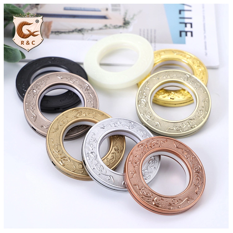 Plastic Automatic Curtains Ring Machine Shower Rust-Resistant Metal Curtain Hooks Rings