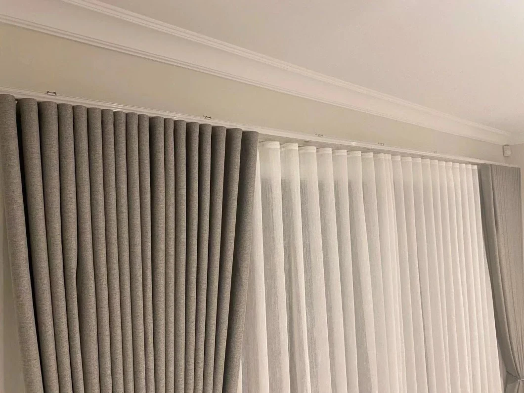 S Wave Curtain High-Strength Ribbon Square Rail Jialisi Line Bead Window Decoration Accessories Curtain Tape Ripple Fold Tape