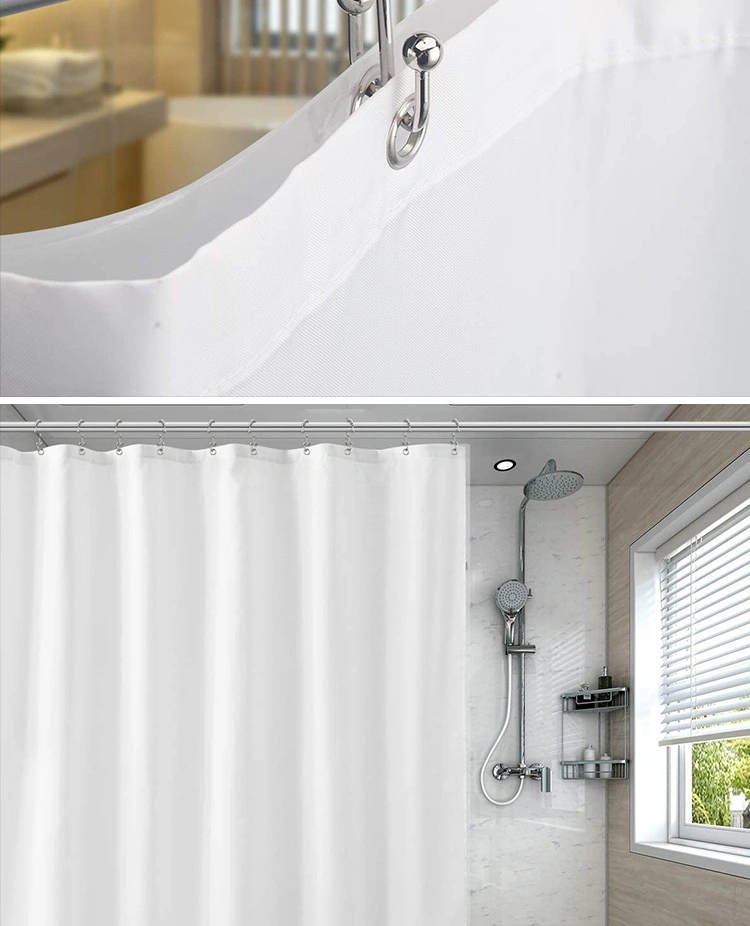 12PCS Shower Curtain Hooks Rings Rust-Resistant Metal Double Glide Shower Hooks Set