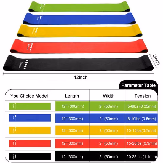 Legging Training Sport Set Fasce di resistenza Home Gym Fitness Esercizio Stretch Equipment