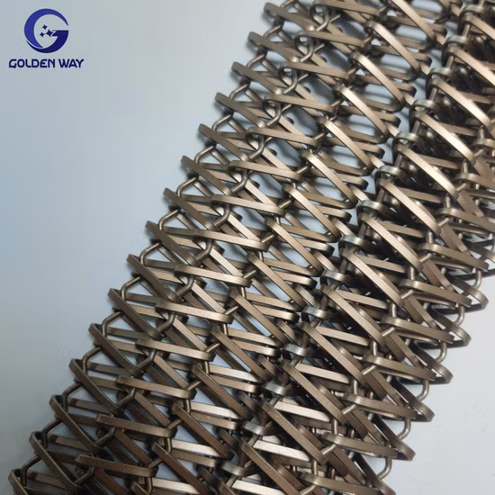 Rete metallica decorativa per tende a spirale in acciaio inossidabile/alluminio