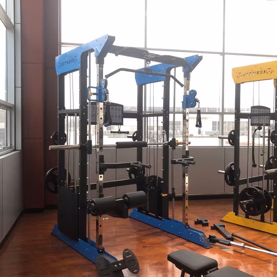 Attrezzatura da palestra professionale multifunzionale per esercizi a casa Multi Squat Leg Lifter Office Body Fitness Smith Machine